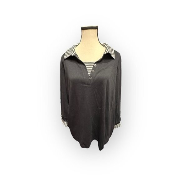 Women’s Classic Édition XXL Top with Faux Undershirt - Picture 1 of 11